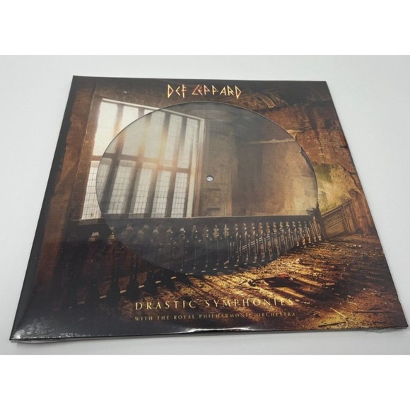 DEF LEPPARD DRASTIC SYMPHONIES - Vinyl LP Picture Disc - Signed Autograph COA - Picture 2 of 8